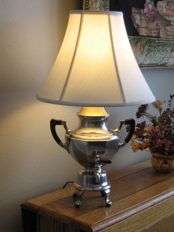 Coffee Urn Lamp